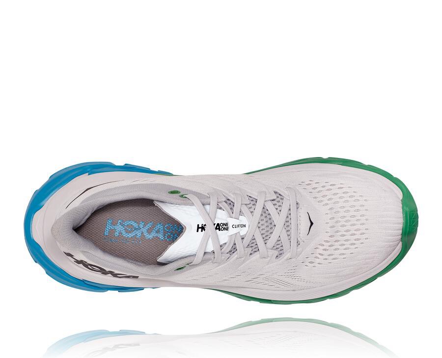 Hoka One One Clifton Edge Löparskor Herr - Vita - ZPCHN-4125